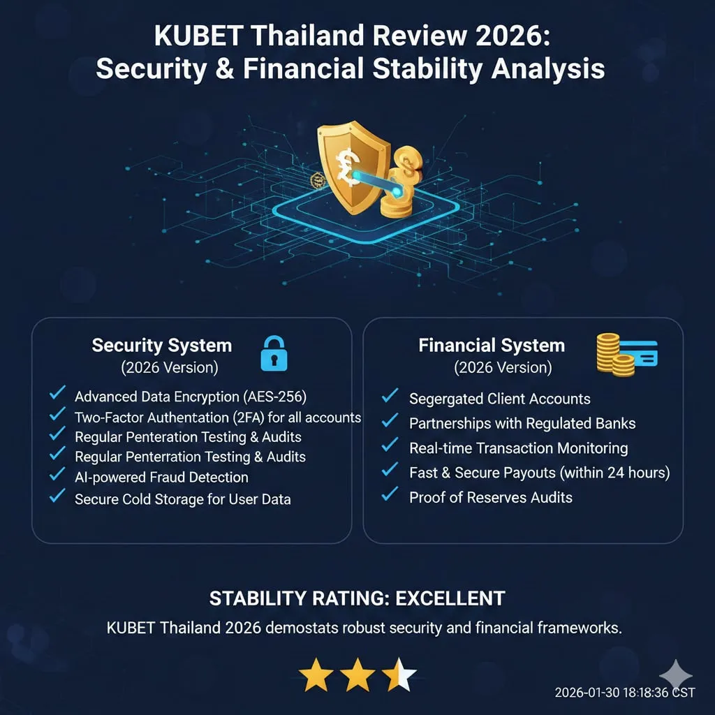 ตารางเปรียบเทียบมาตรฐานความปลอดภัย KUBET vs มาตรฐานสากล